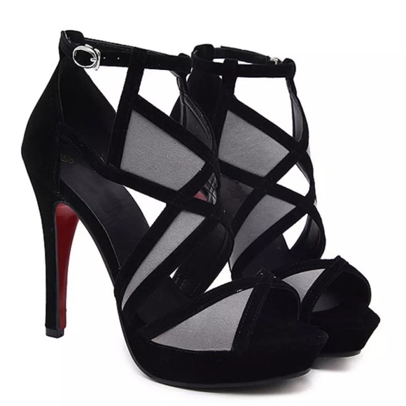 Fashion Platform Thin High Heel Women Sandals, Gift for her - Picture 11 of 12